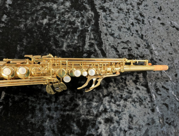 Photo Original Yamaha YSS-62 'Purple Logo' Professional Soprano Sax - Serial # 6127